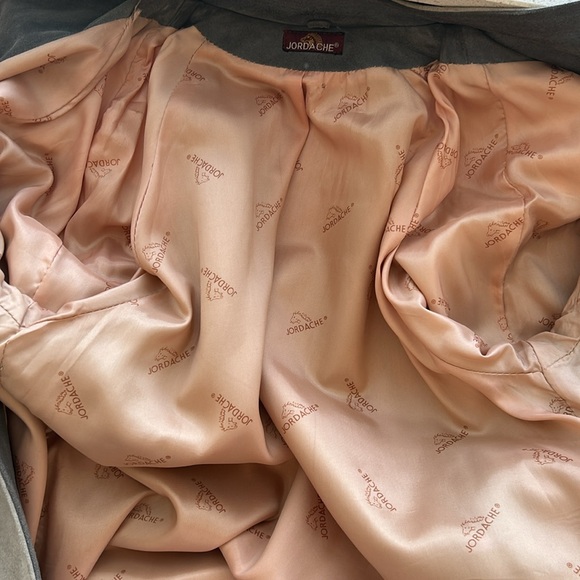 Jordache Vintage Suede Grey Chore Jacket - Picture 9 of 12